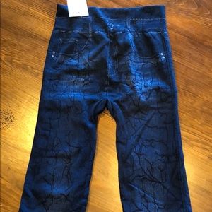 NWT Urban Mango Fleece Lined Crackle Jeggings O/S
